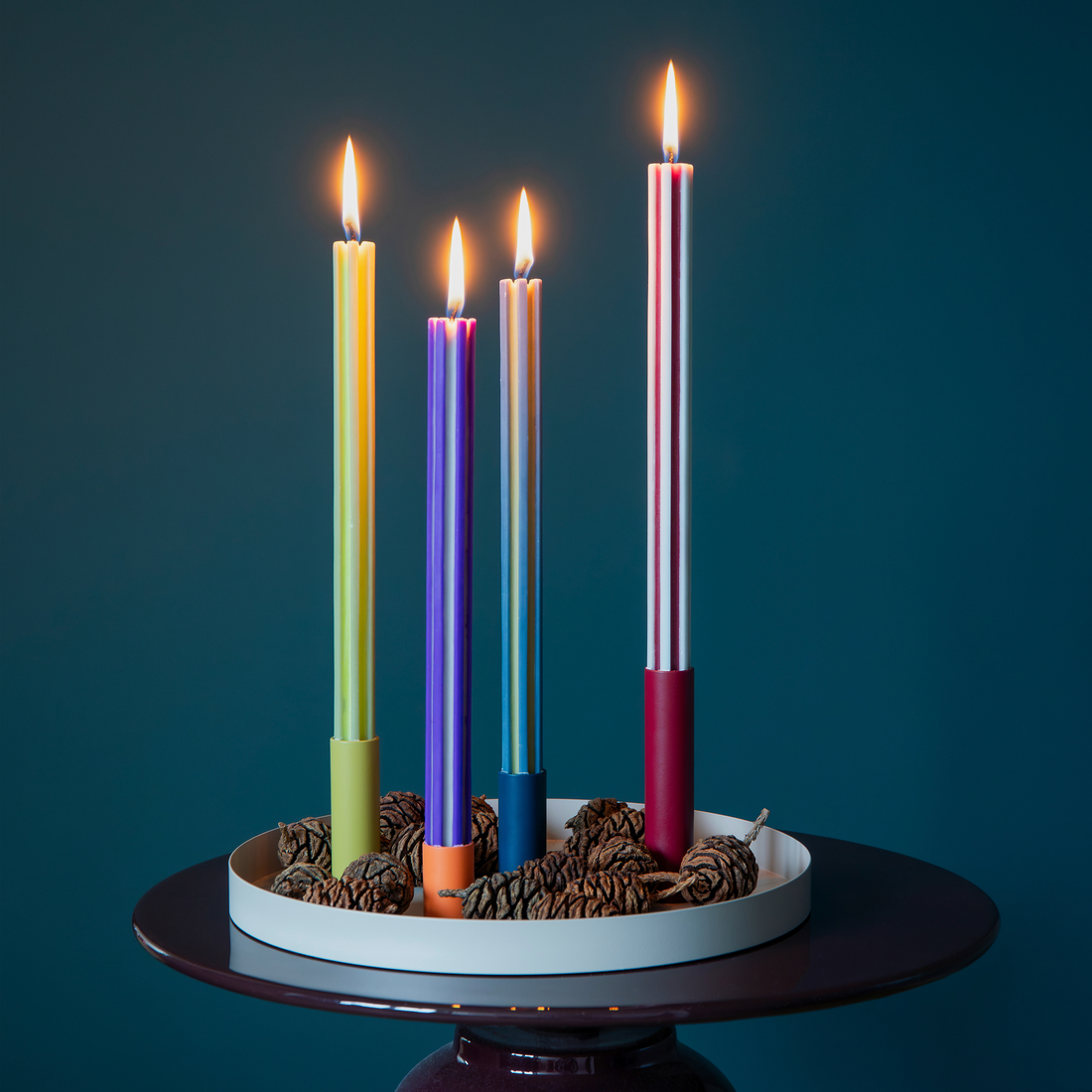 Remember - Stabkerzenset Dublin grün