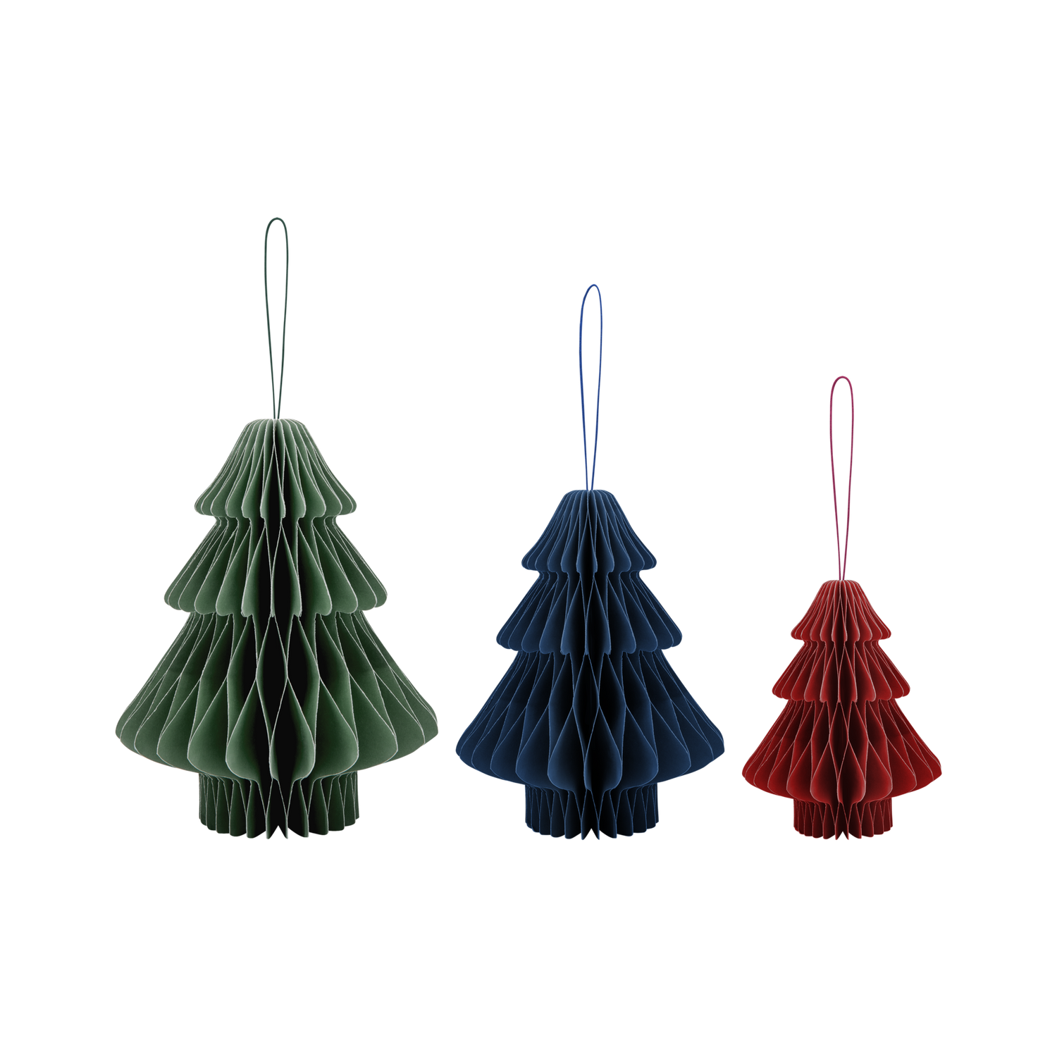 Remember - Baumschmuck Tannenbäume 3er-Set