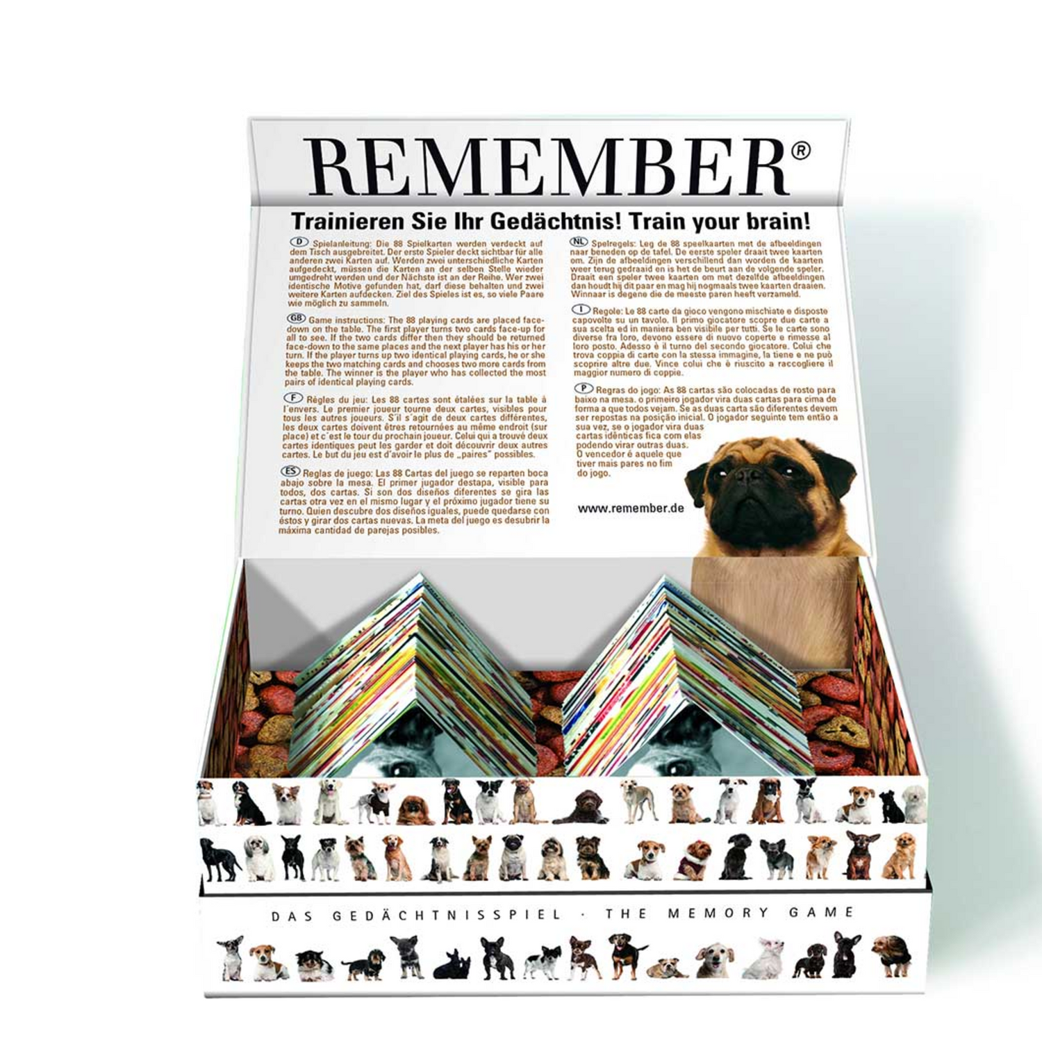Remember - Konzentrationsspiel Memory Hunde