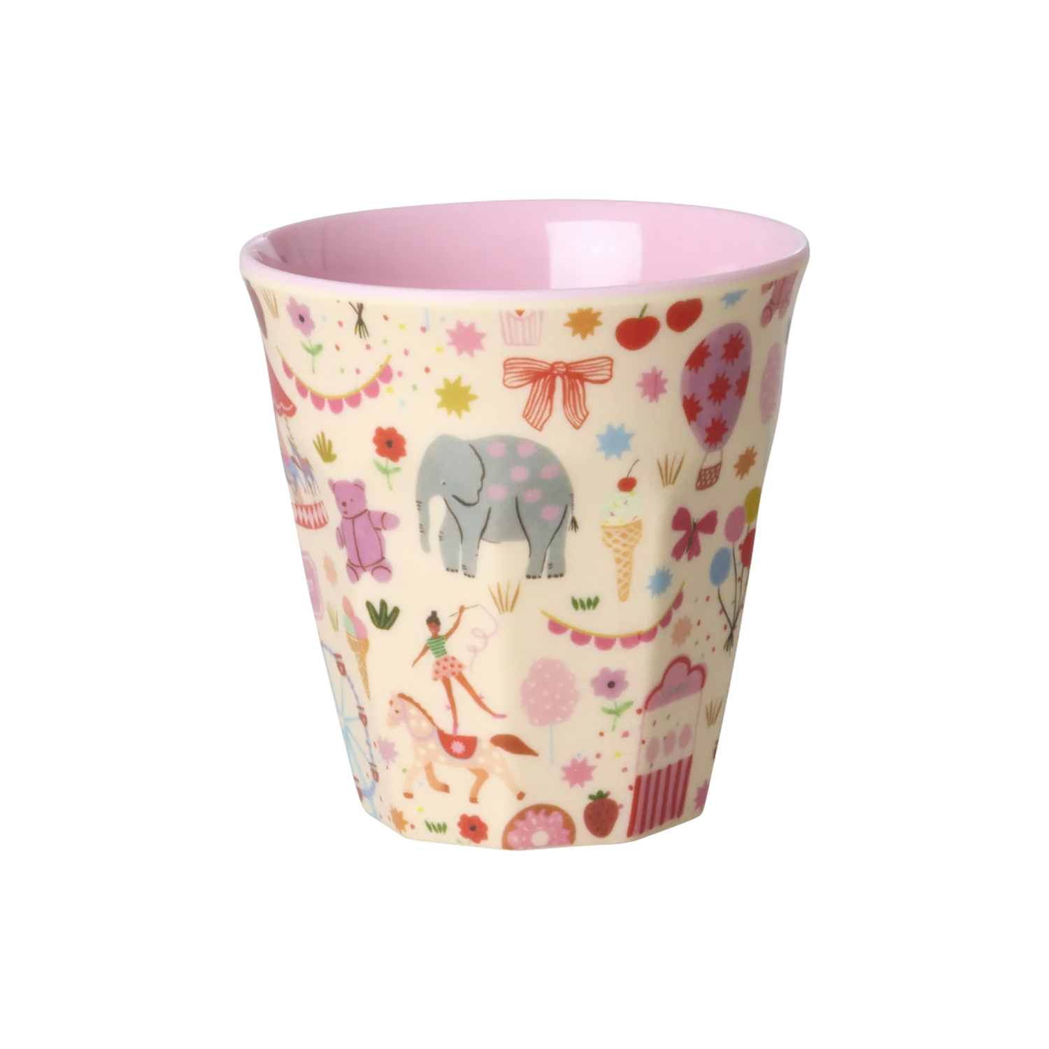 Rice - Melamine Becher Fun Fair rosa