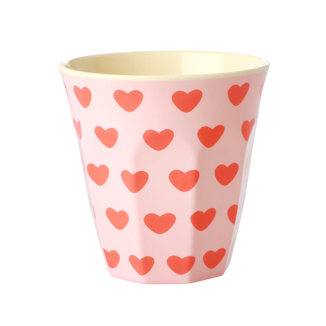 Rice - Melamine Becher einzeln Herz