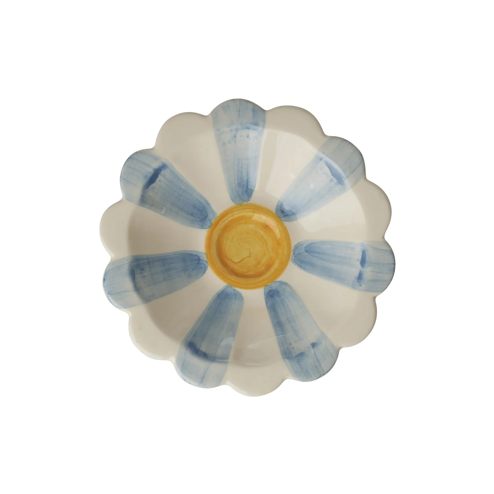 Rice - kleines Dipschälchen handbemalt blau