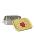 Rice - Stahl Brotdose Hellgelb Snoopy Print