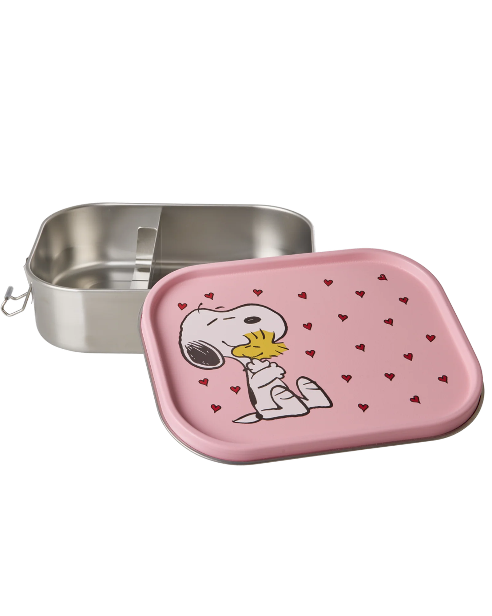 Rice - Stahl Brotdose Pink Snoopy Print