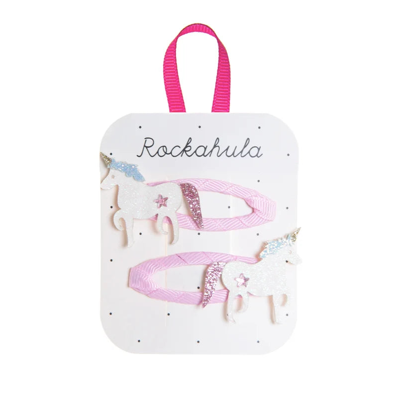 Rockahula - Haarspangen Einhorn Glitzer