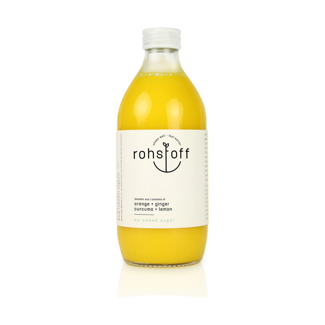 Rohstoff - Orange + Kurkuma + Ingwer + Zitrone Shot