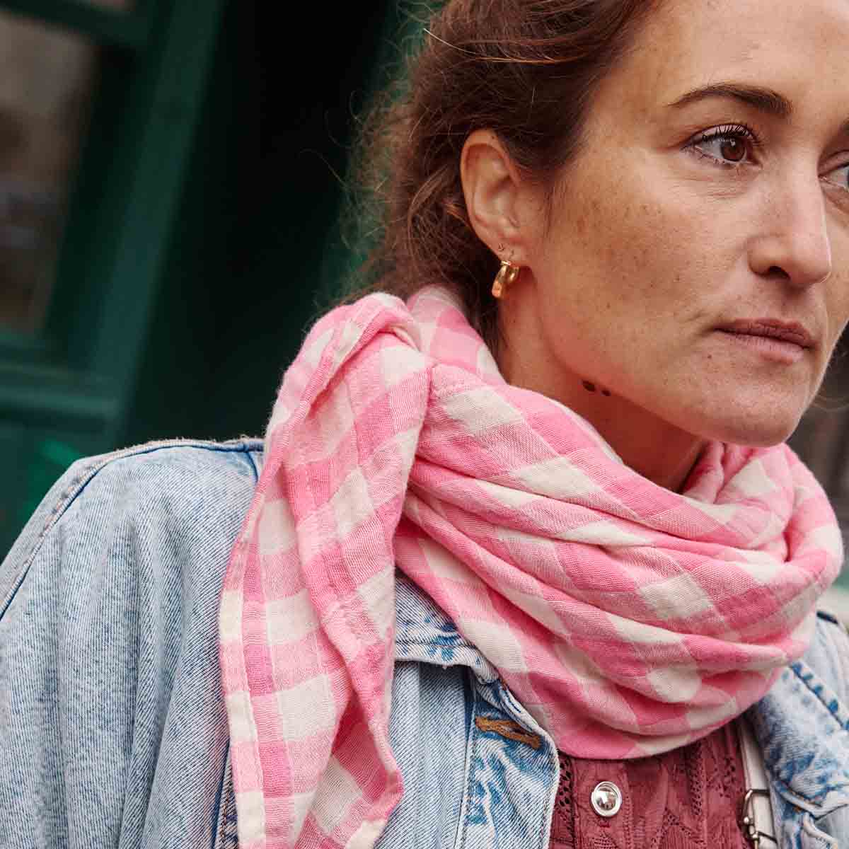 Rose in April - Swaddle karo pink MINI &amp; ME