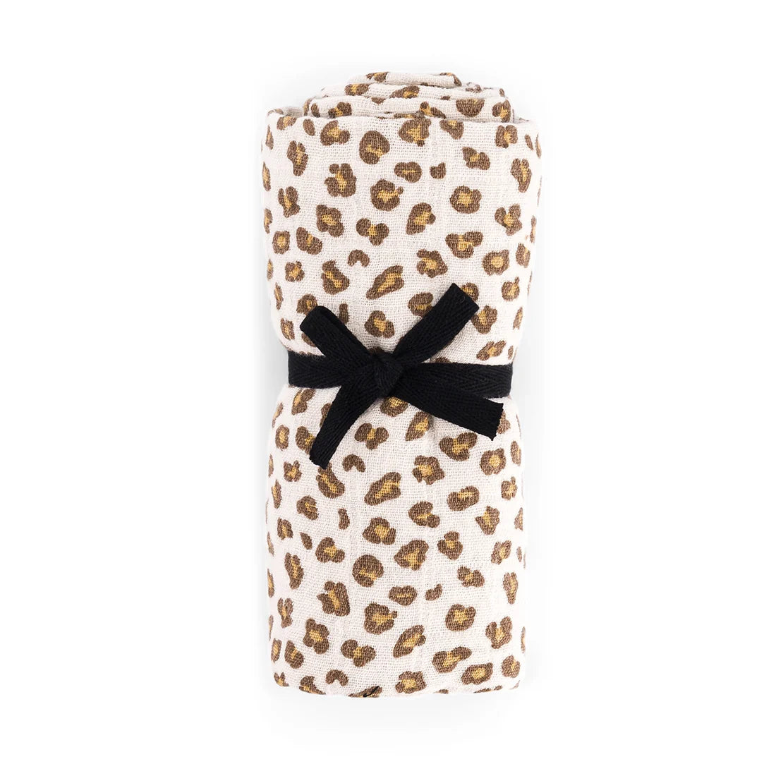 Rose in April - Swaddle Leoprint braun/ natur MINI &amp; ME