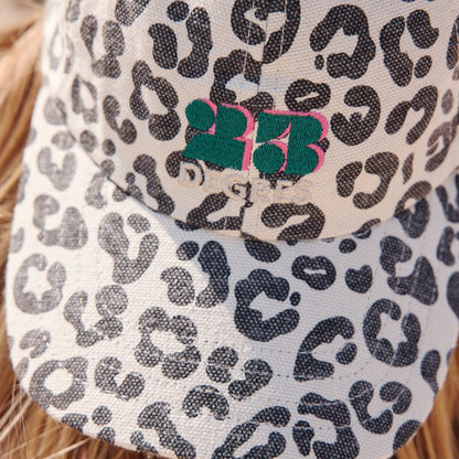 Rose in April - Cap 23 Degrees Leoprint schwarz/ natur