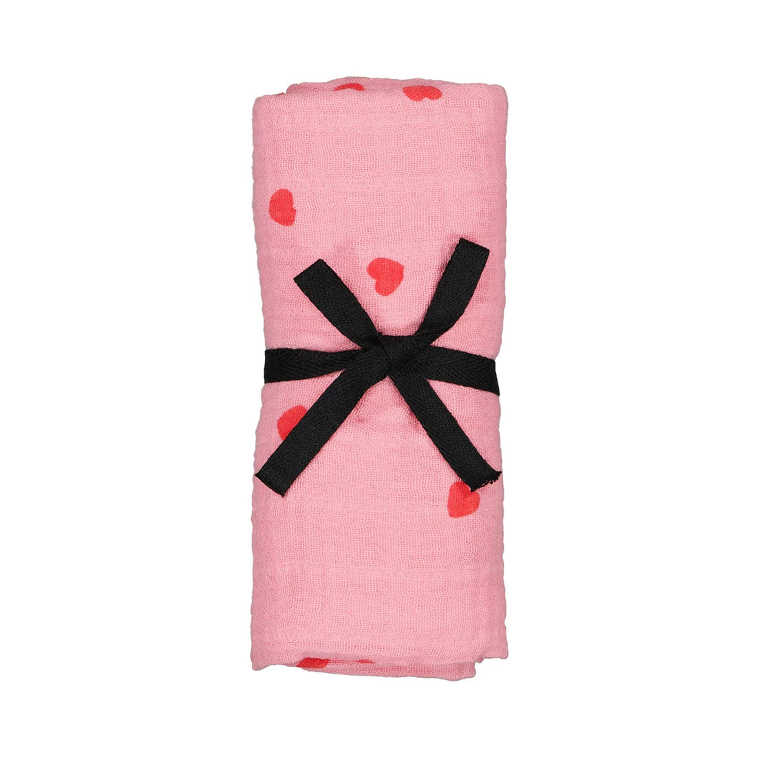 Rose in April - Swaddle Herzen rosa MINI &amp; ME