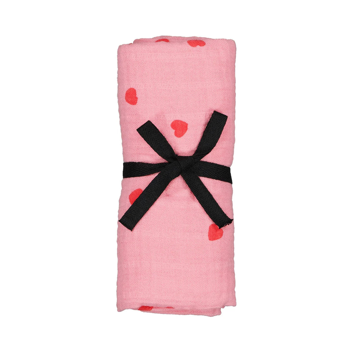 Rose in April - Swaddle Herzen rosa MINI &amp; ME