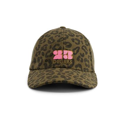 Rose in April - Cap 23 Degrees Leoprint schwarz/ olive