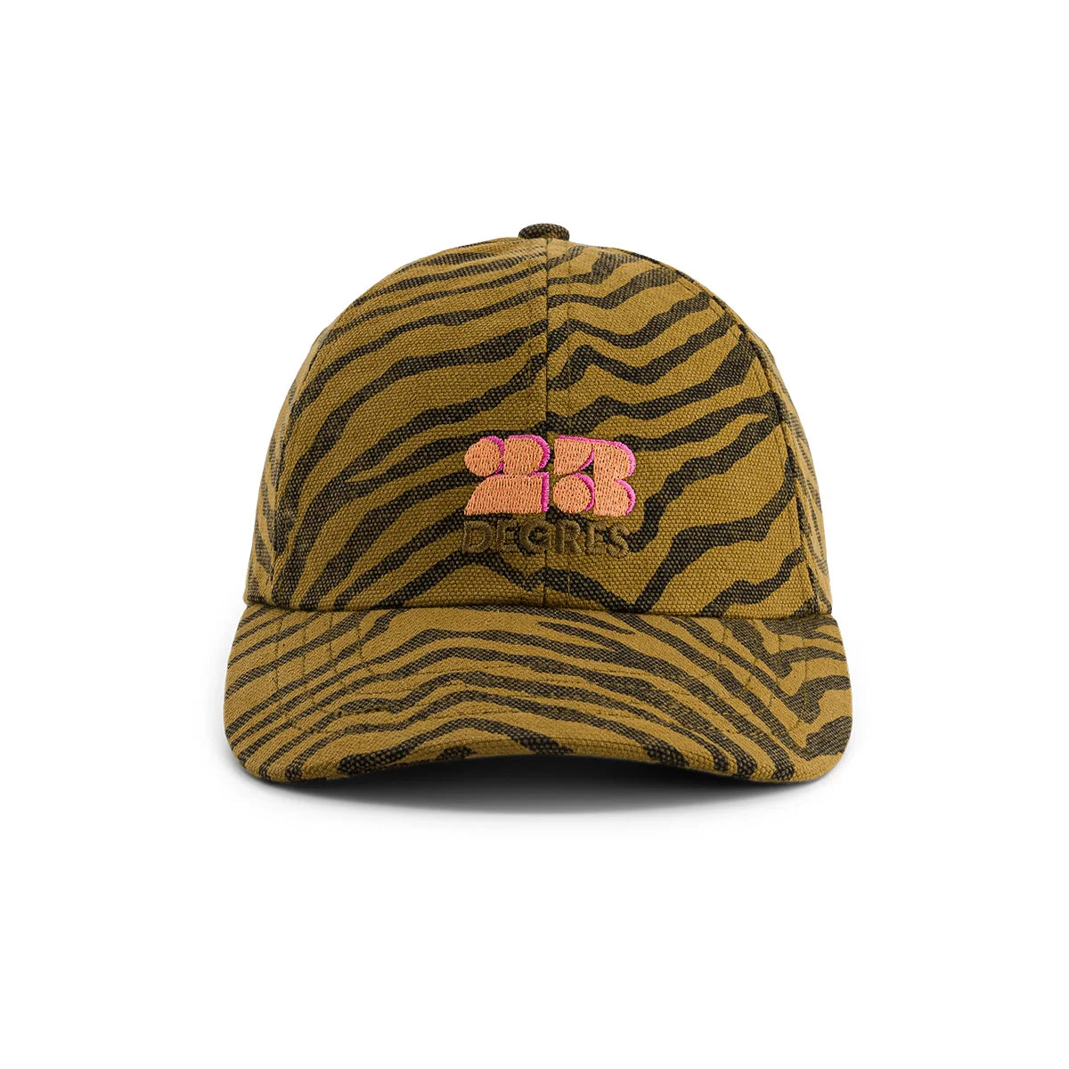 Rose in April - Cap 23 Degrees Zebraprint schwarz/ braun