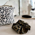 Rose in April - Scrunchie Leoprint Baumwolle schwarz/ olive