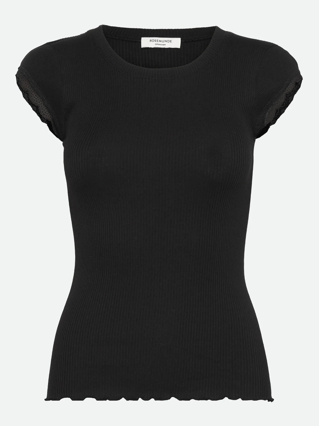 Rosemunde - T-Shirt aus Baumwolle schwarz