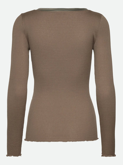 Rosemunde - Langarmshirt „Beatha“ hellbraun