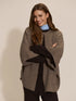 Rosemunde - Cape Strickjacke Wolle/Kaschmir Jesse braun