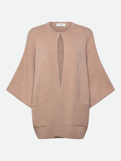 Rosemunde - Cape Strickjacke Wolle/Kaschmir Jesse rosa