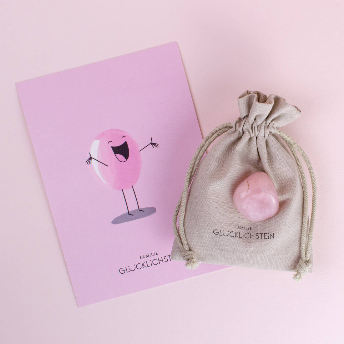 Familie Glücklichstein- Rosenquarz