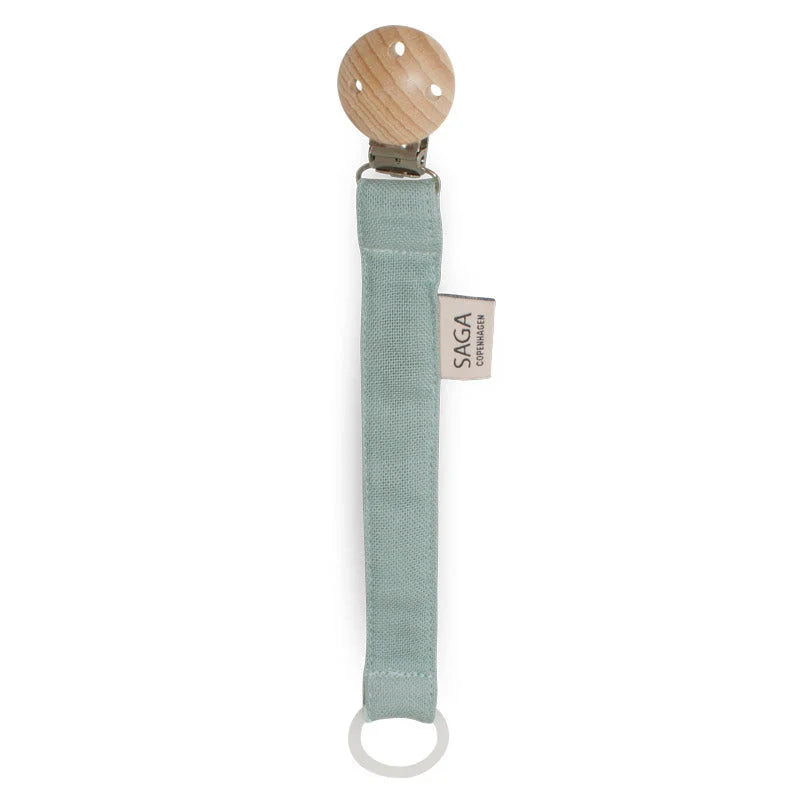 Saga Copenhagen - Schnullerband Baumwolle (bio) blau