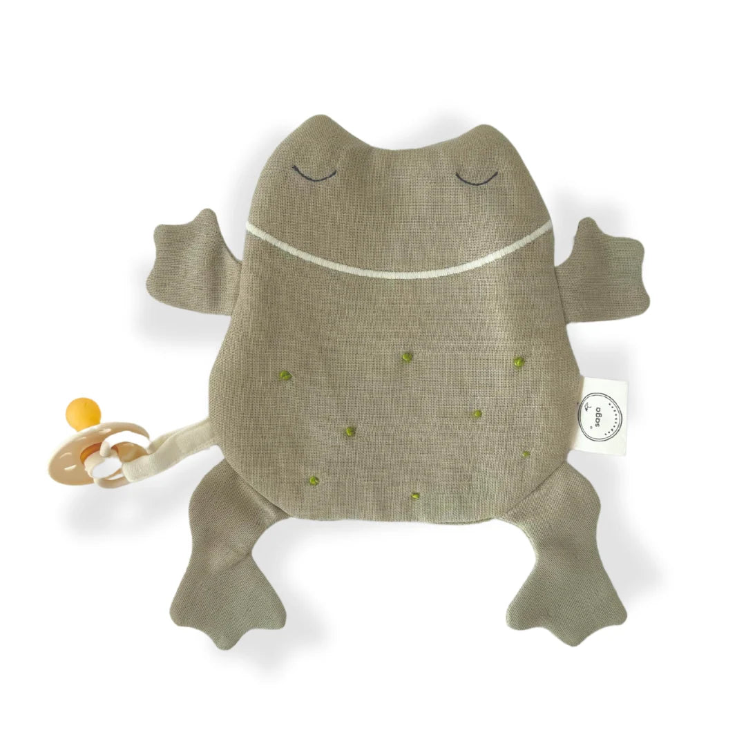Saga Copenhagen - Schmusetuch Baumwolle (Bio) Frosch