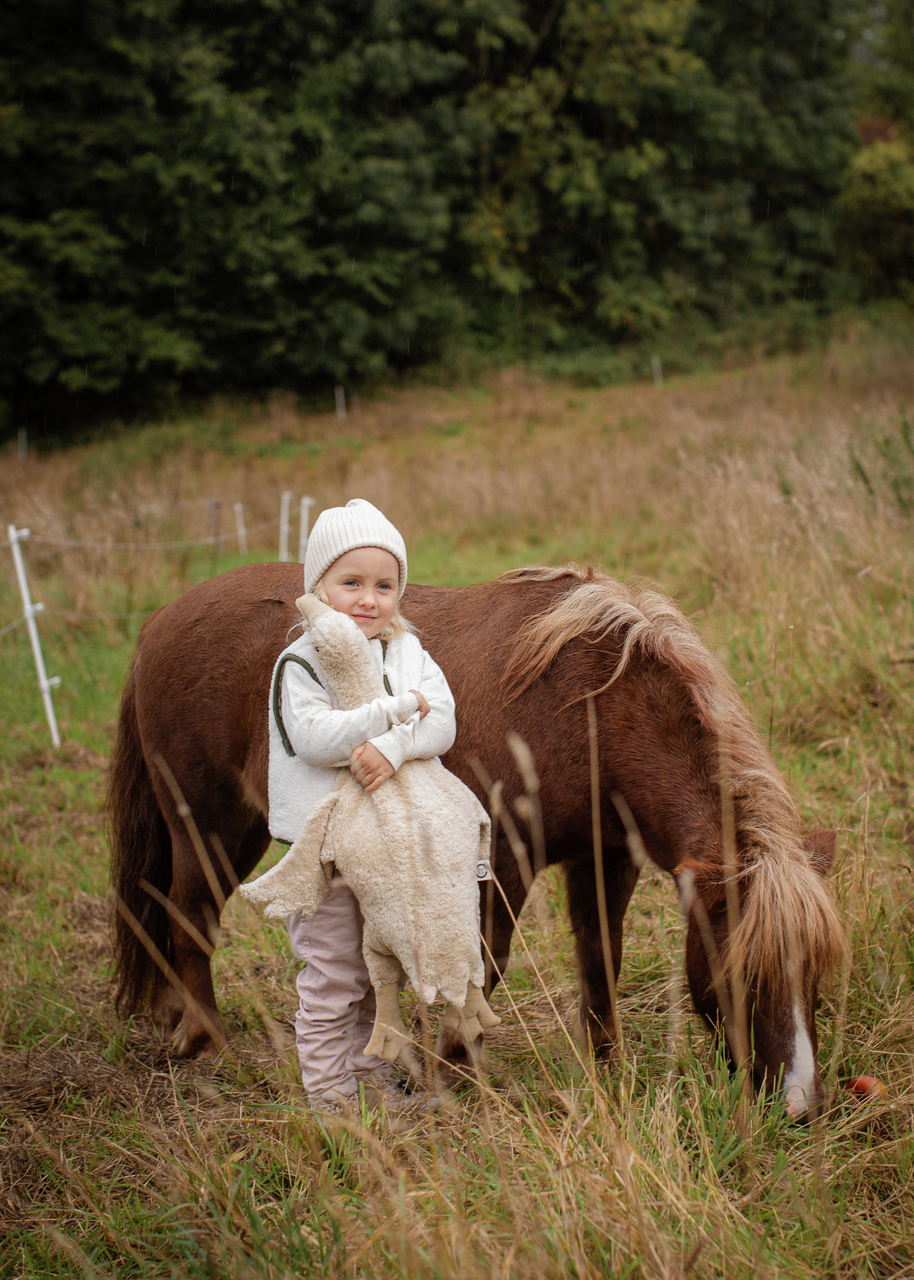 Senger - Kuscheltier Gans groß Leinen