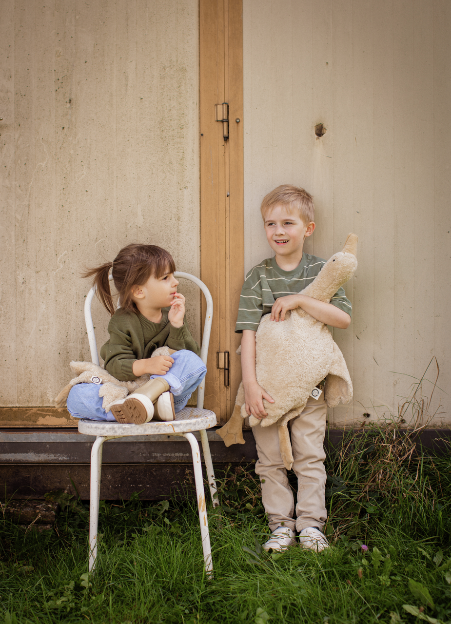 Senger - Kuscheltier Gans groß Leinen