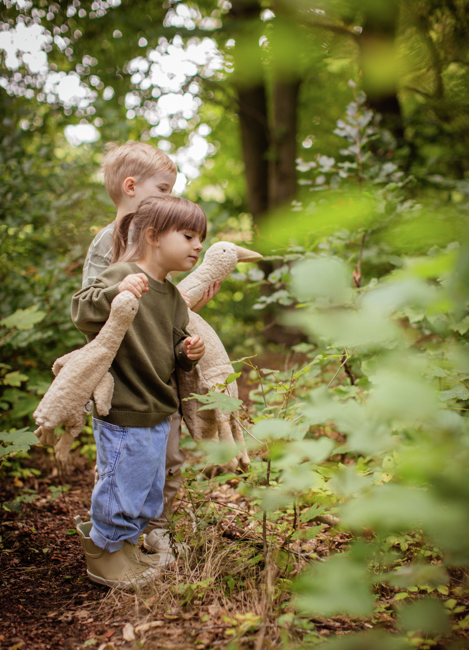 Senger - Kuscheltier Gans klein Leinen