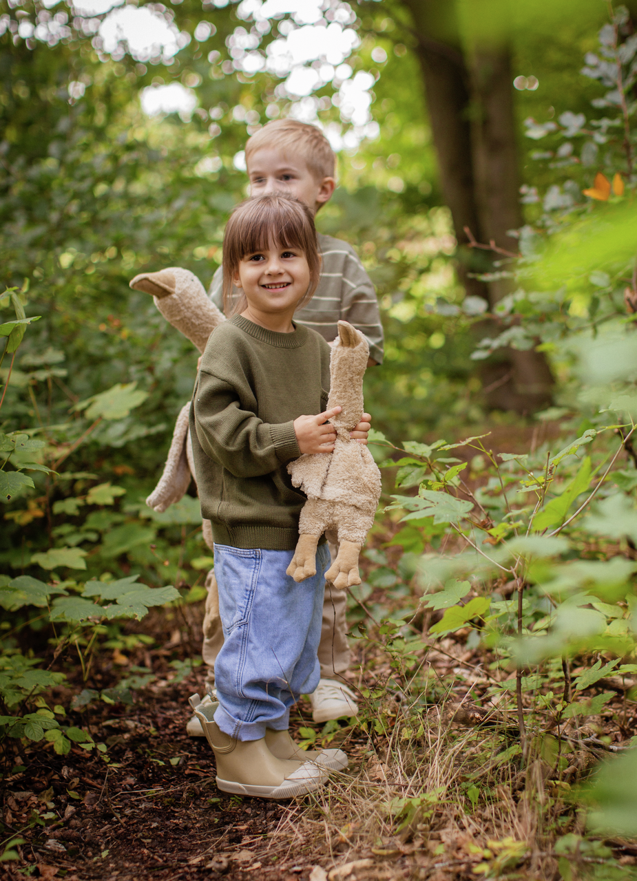 Senger - Kuscheltier Gans klein Leinen