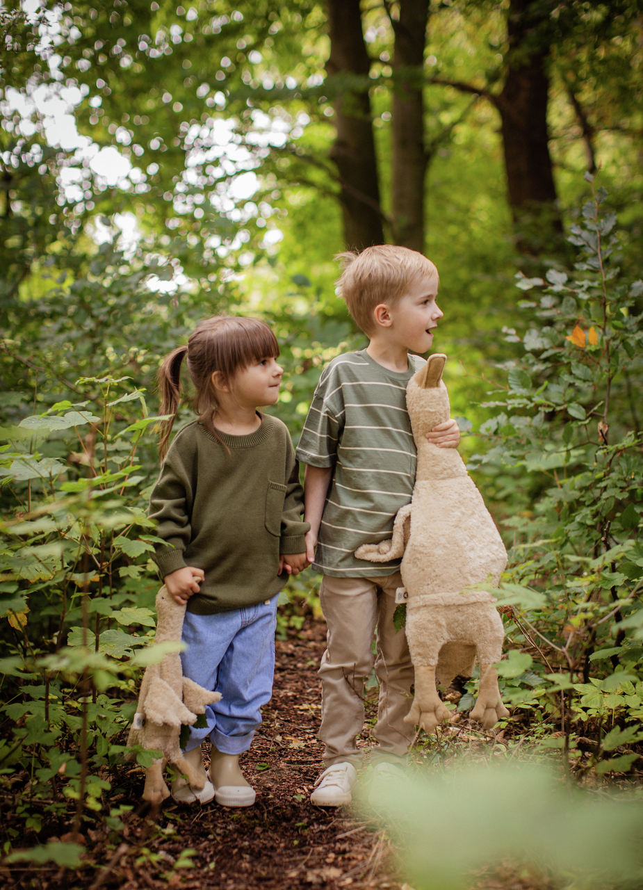 Senger - Kuscheltier Gans groß Leinen