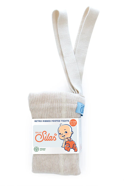Silly Silas - Baby Strumpfhose Träger Baumwolle (Bio) natur