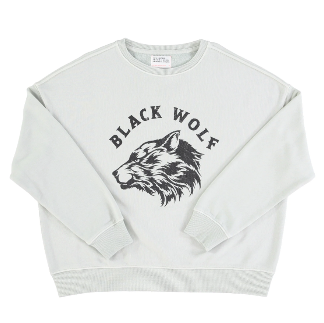 Sisters Department - Sweatshirt mit Print "black wolf"