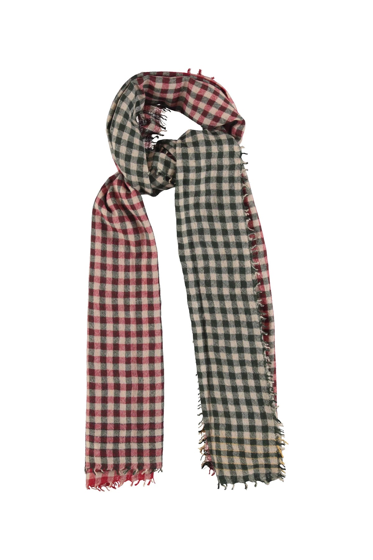 Sisters Department - Damen Schal beige kariert