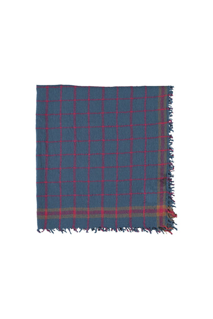 Sisters Department - Damen Schal blau kariert