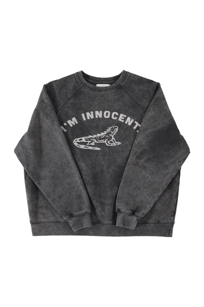 Sisters Department - Sweatshirt mit Print "i´m innocent"