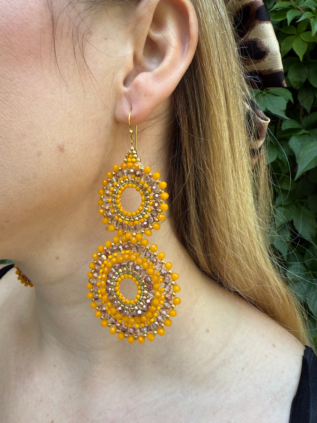 Sisterschmuck-ohhringe-gelb-zweikreise