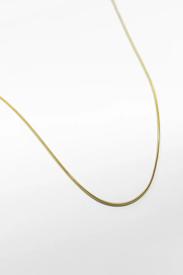 Little Jewellery Story - Basic Halskette SLEEK, gold