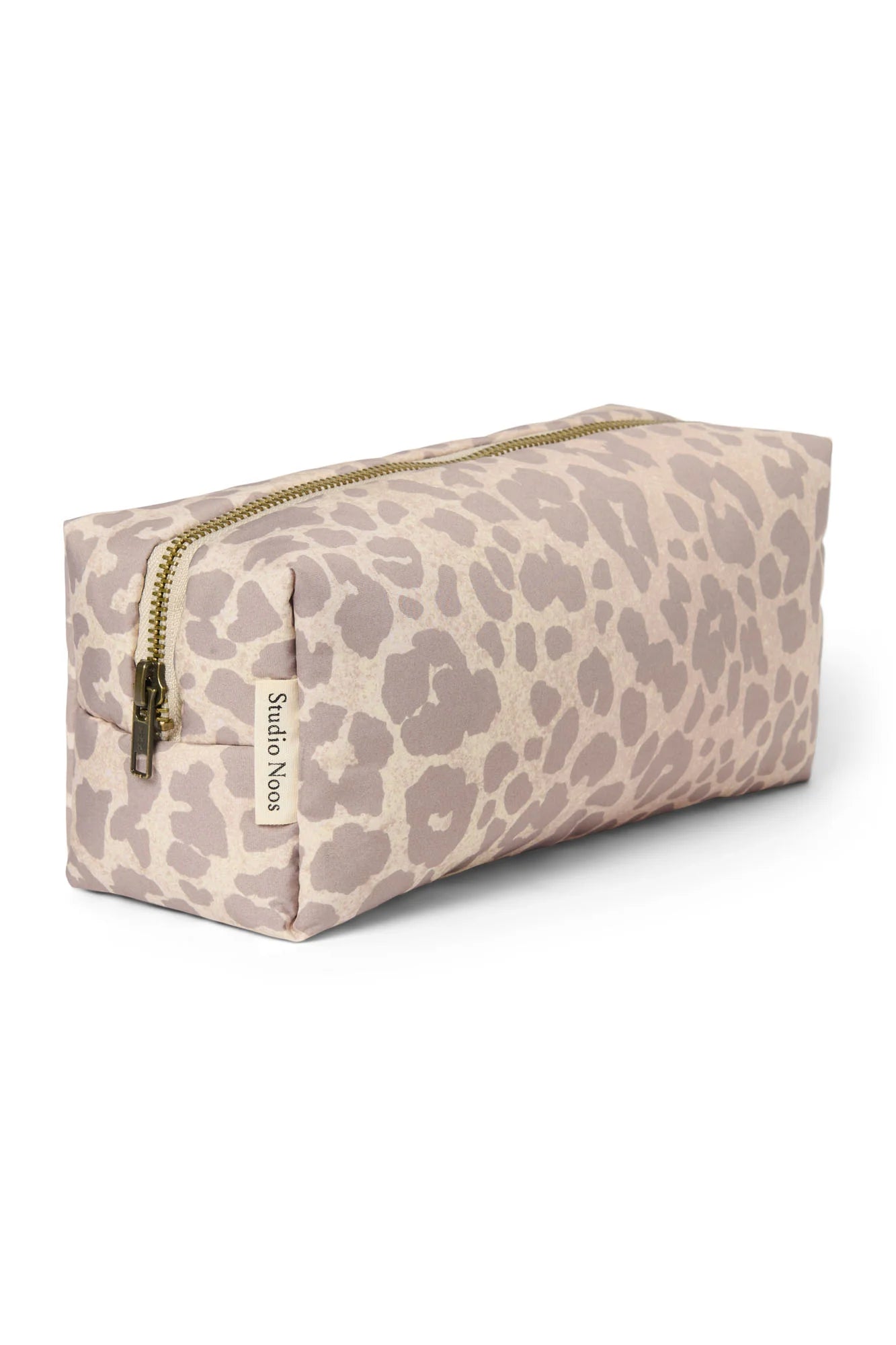 Studio Noos - Beige Leopard Puffy-Täschchen