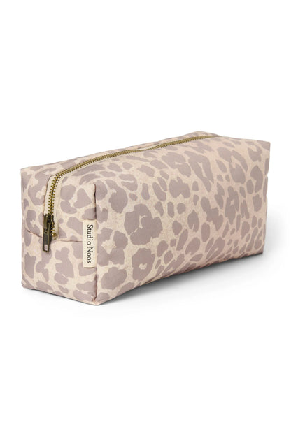 Studio Noos - Beige Leopard Puffy-Täschchen