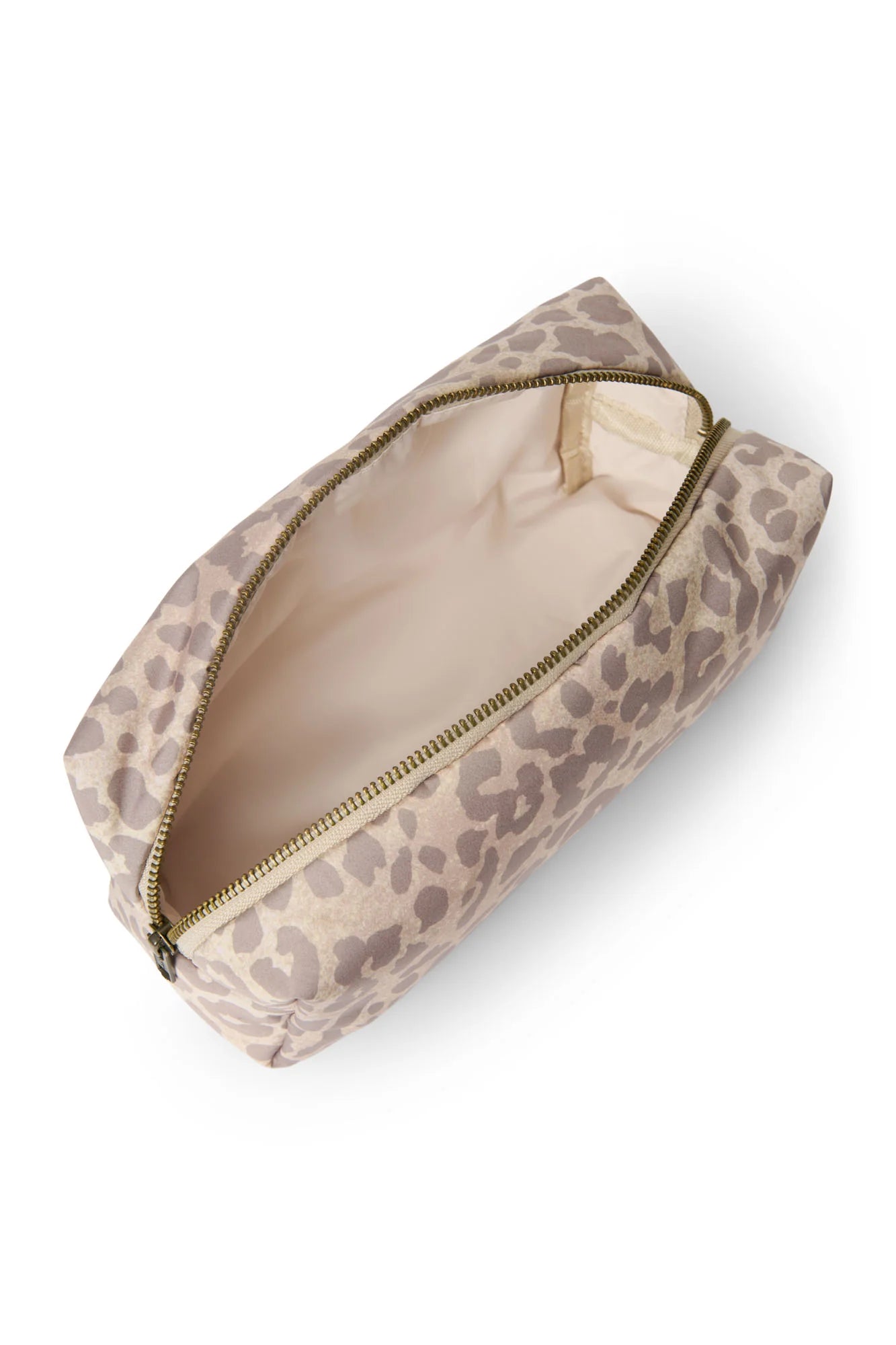 Studio Noos - Beige Leopard Puffy-Täschchen