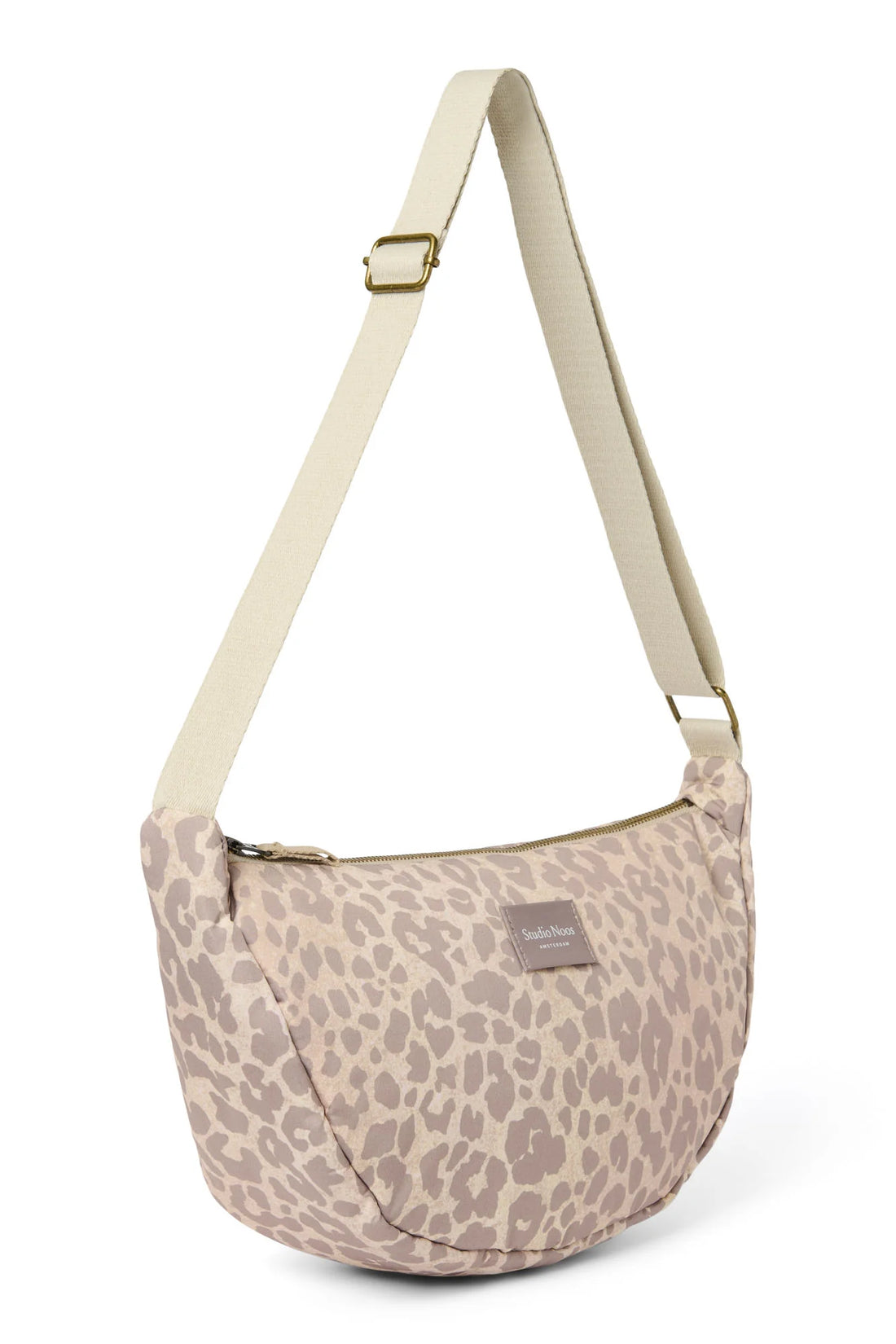 Studio Noos - Damen Puffer Gürteltasche Beige Leopard MINI &amp; ME