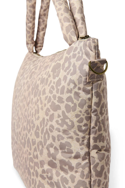 Studio Noos - Beige Leopard Puffy-Wickeltasche