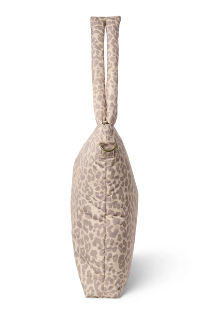 Studio Noos - Beige Leopard Puffy-Wickeltasche