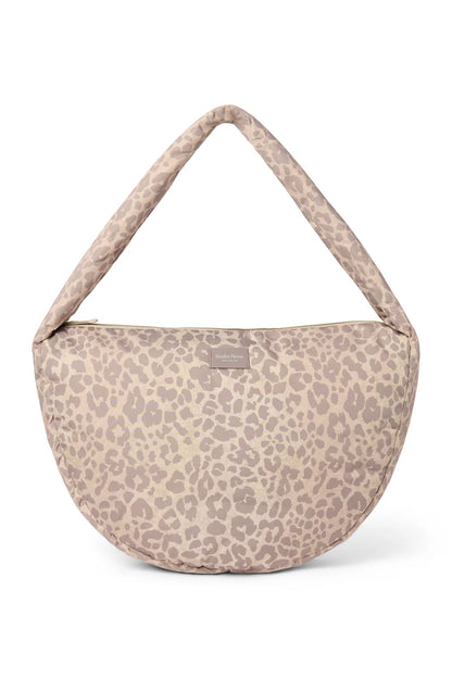 Studio Noos - Crossbody Puffy-Umhängetasche beige Leopard
