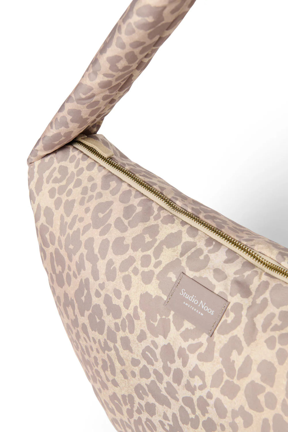 Studio Noos - Crossbody Puffy-Umhängetasche beige Leopard