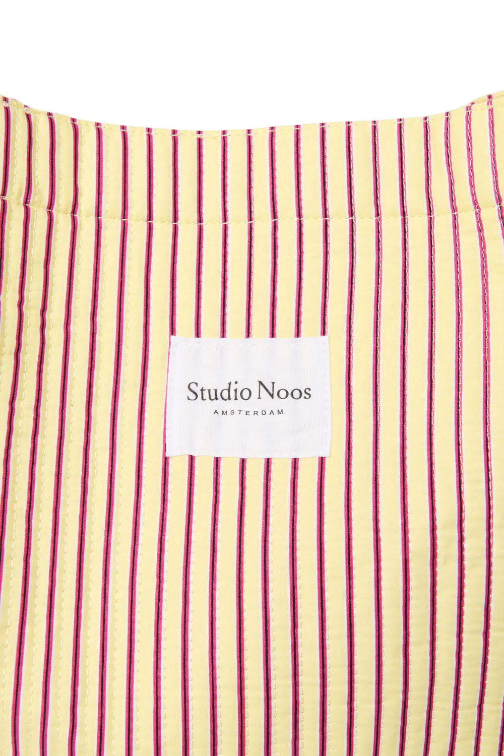 Studio Noos - Damen Tasche Mom-Bag Streifen gelb pink