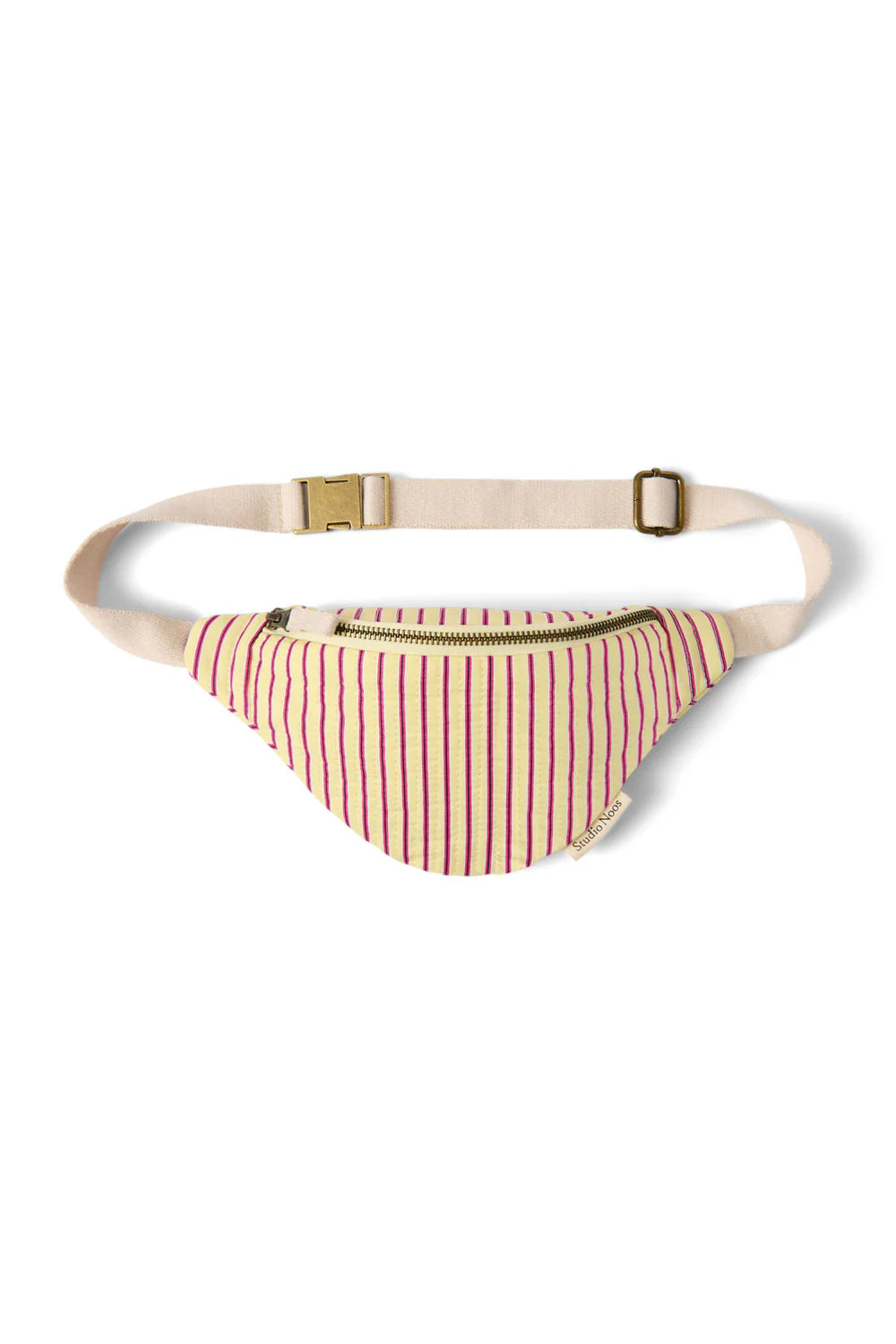 Studio Noos - Kinder Puffer Gürteltasche Streifen gelb pink MINI &amp; ME