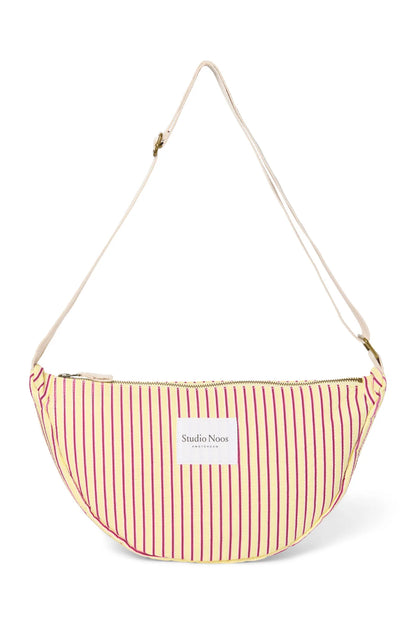 Studio Noos - Damen Puffer Gürteltasche Streifen gelb pink MINI &amp; ME
