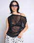 Jan ´n June - Mesh Top "Maris", schwarz