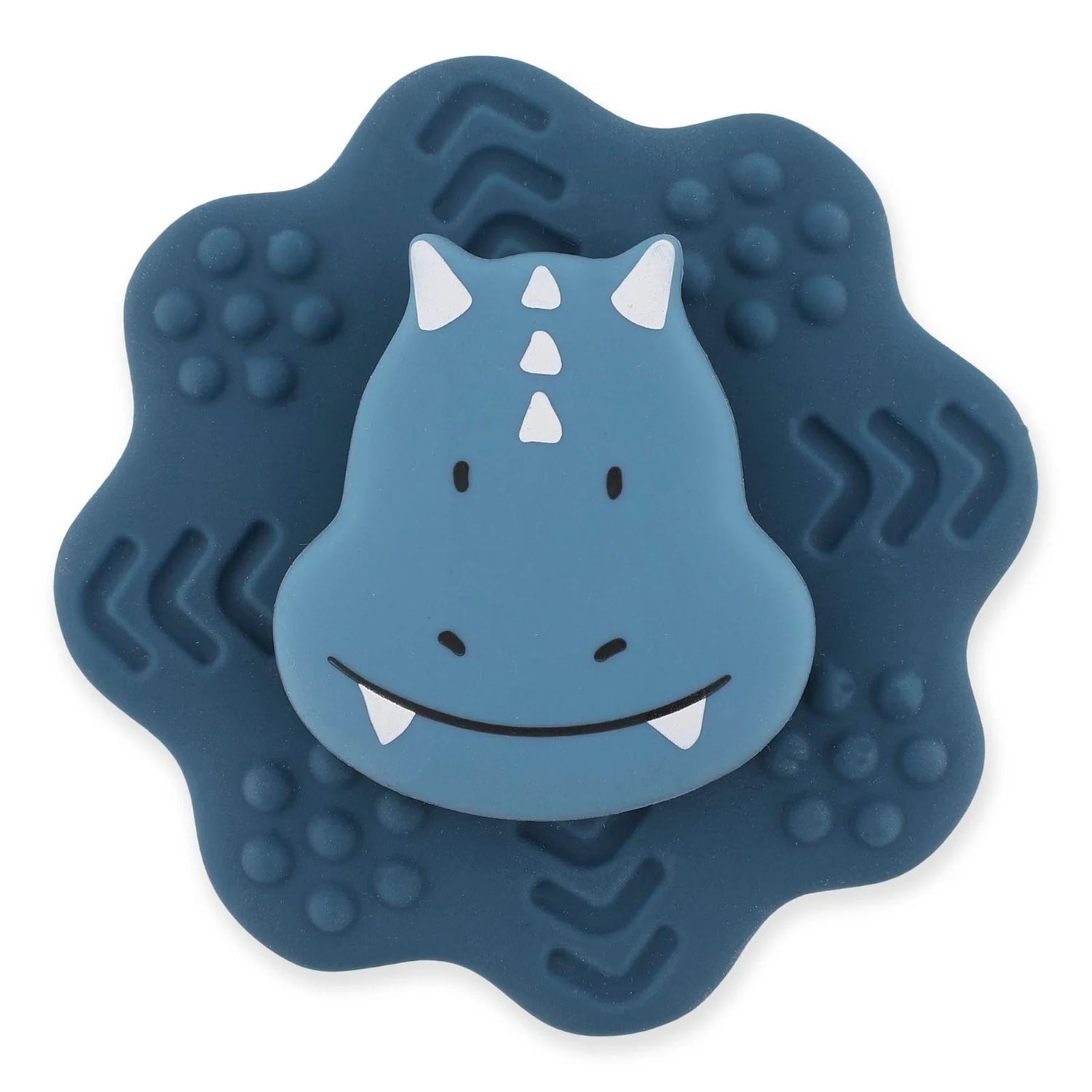 Trixie - Drehspielzeug aus Silikon mit Saugnapf Mr. Triceratops